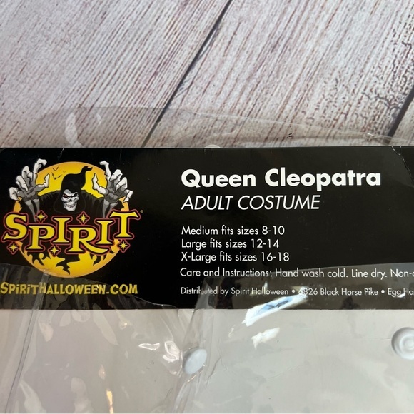 Spirit Queen Cleopatra Halloween Costume Medium - Picture 5 of 8